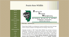 Desktop Screenshot of prairiestatewildlife.com