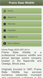 Mobile Screenshot of prairiestatewildlife.com